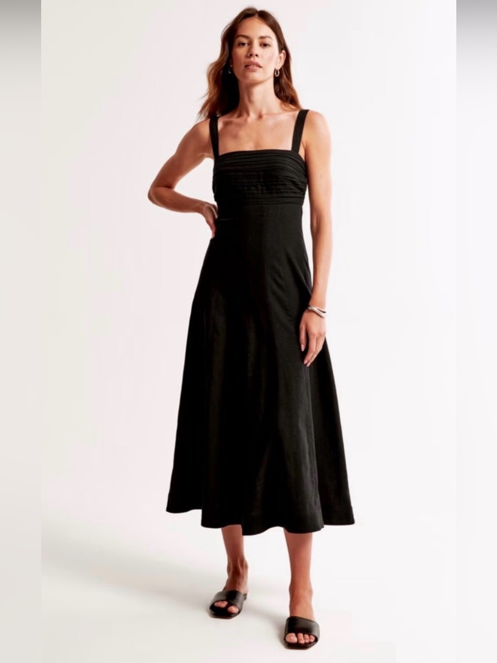 Abercrombie & Fitch Black Maxi Sundress